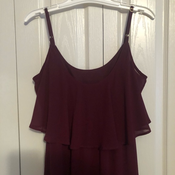 NWOT show me your Mumu plum bridesmaid maxi dress size small - Picture 7 of 8